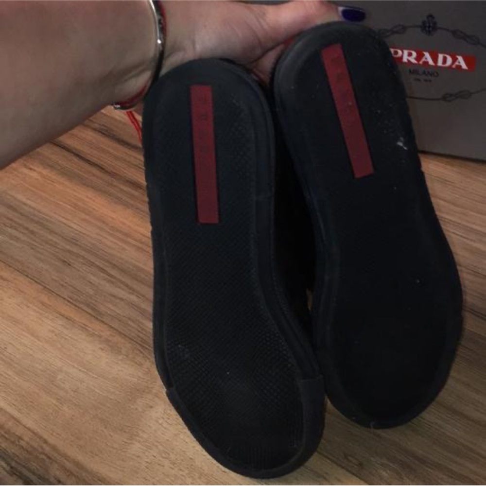 Prada Patent Leather metal toe sneakers - Picture 4 of 9